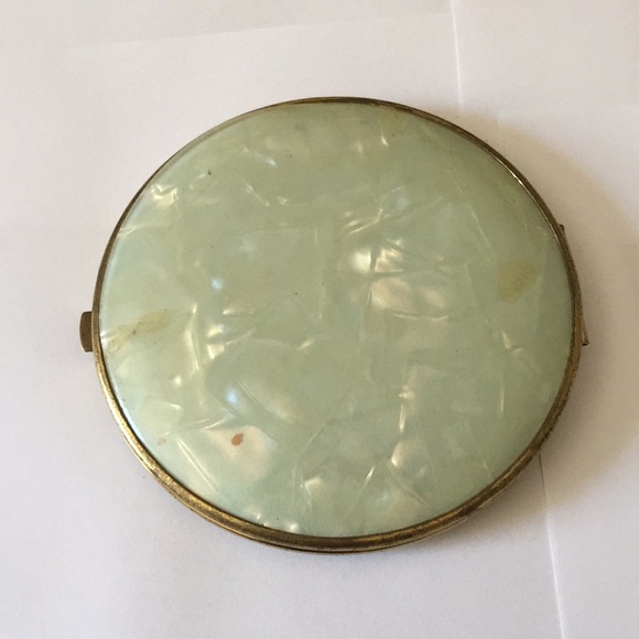 Vintage Jewelry - Vintage mop mirror compacts